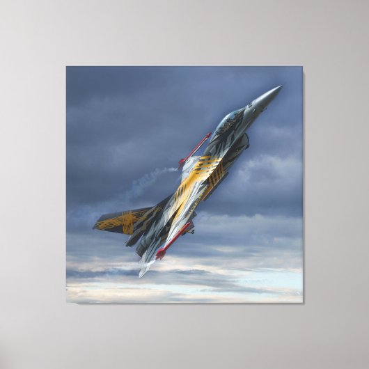 F-16 XTM X-tijger Canvas Afdruk (Voorkant)