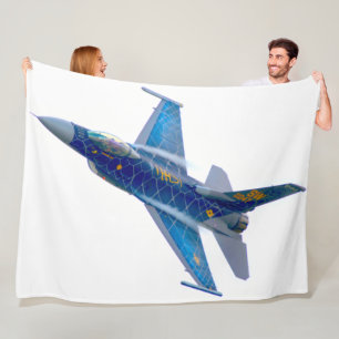 F-16C FALCON FLEECE DEKEN