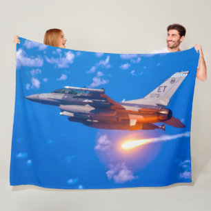 F-16C FALCON FLEECE DEKEN