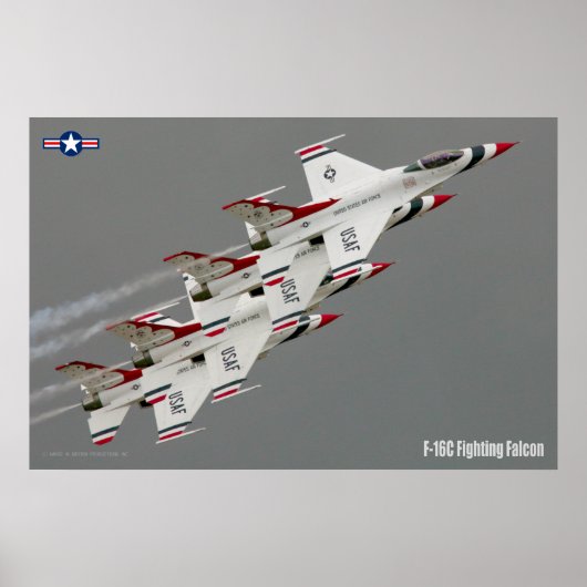 F-16C FALCON POSTER (Voorkant)