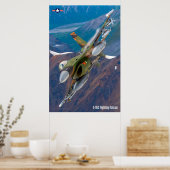 F-16C FALCON POSTER (Keuken)