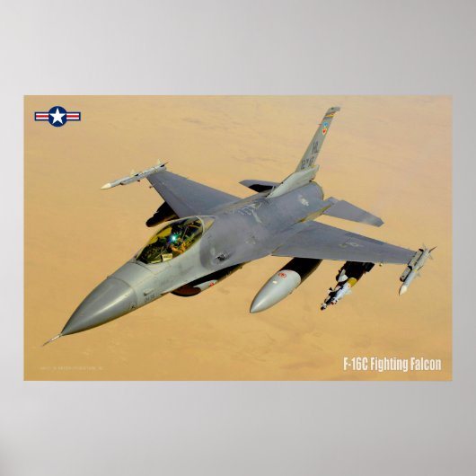 F-16C FALCON POSTER (Voorkant)