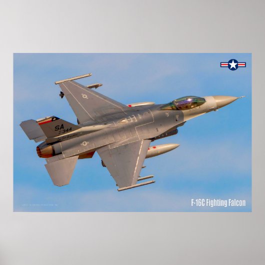 F-16C FALCON POSTER (Voorkant)
