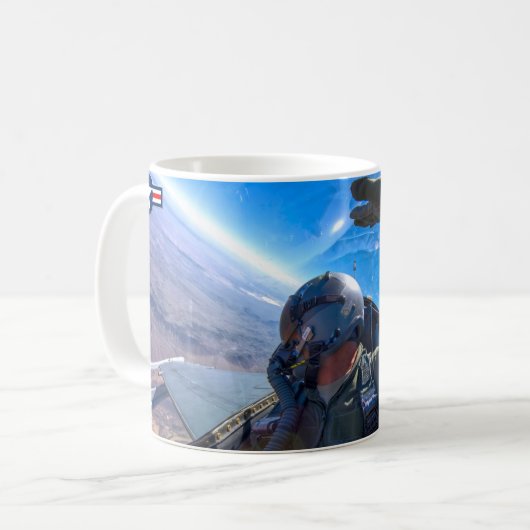 F-16D COMBATTRE FALCON combat ! Mug (Devant gauche)