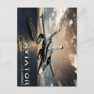 F-18 Hornet Fighter Jet Briefkaart
