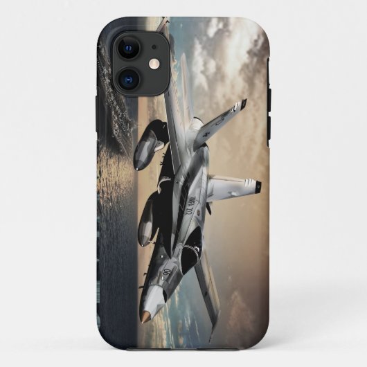 F-18 Hornet Fighter Jet Case-Mate iPhone Case (Achterkant)