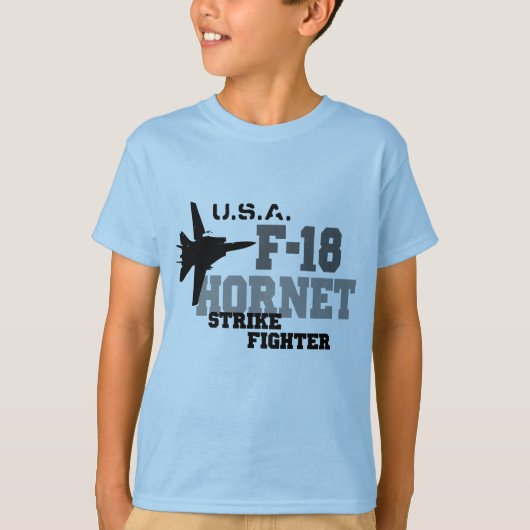F-18 Hornet - Strike Fighter T-shirt (Voorkant)