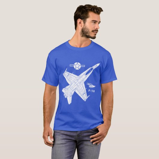 F-18 Hornet T-shirt (Voorkant volledig)