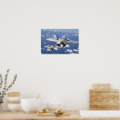 F-22 Affiches de furtivité des rapaces (Cuisine)