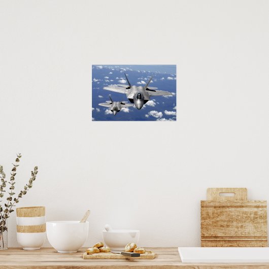 F-22 Affiches de furtivité des rapaces (Cuisine)