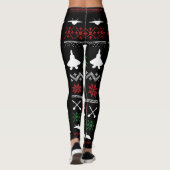 F-22 Kerstmis-Leggings Leggings (Achterkant)