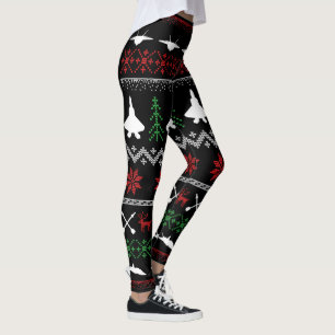 F-22 Kerstmis-Leggings Leggings