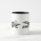 F-22 RAPTOR 11 oz Ringer Mok (Midden)