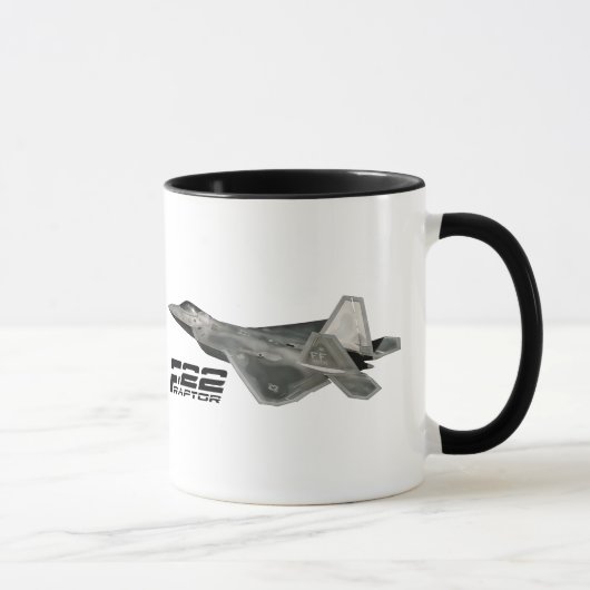 F-22 RAPTOR 11 oz Ringer Mug (Droite)