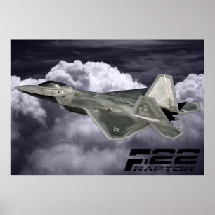 F-22 RAPTOR afdrukken Poster
