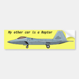 F-22 Raptor-Bumpersticker Bumpersticker