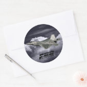 F-22 RAPTOR Classic Round Sticker (Envelop)
