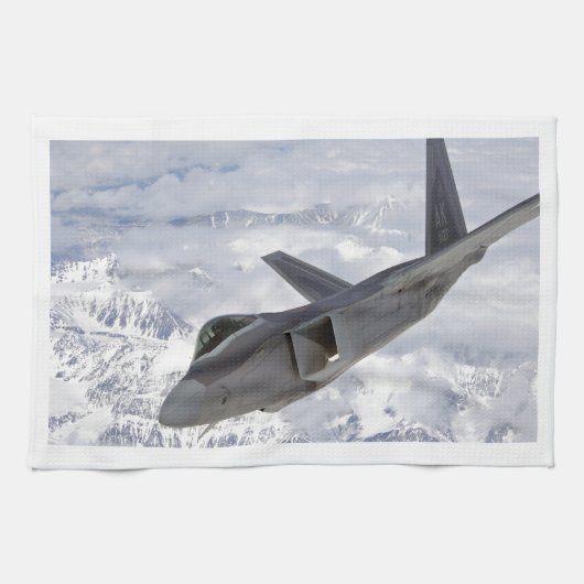 F-22 Raptor-Elmendorf AFB Theedoek (Horizontaal)