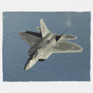 F-22 Raptor Fighter Jet Fleece Deken