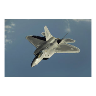 F-22 Raptor Fighter Jet Foto Afdruk