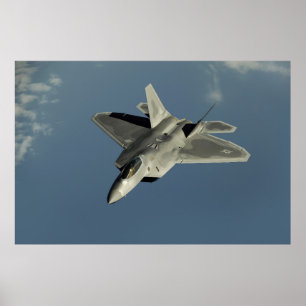 F-22 Raptor Fighter Jet Poster