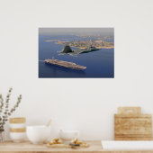 F-22 Raptor Fly-By Poster (Keuken)