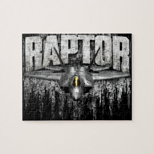 F-22 RAPTOR LEGPUZZEL (Horizontaal)