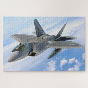 F-22 Raptor Militaire Jet Legpuzzel