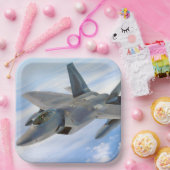 F-22 Raptor Militaire Jet Papieren Bordje (Feest)