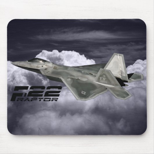 F-22 RAPTOR Mousepad Muismat (Voorkant)