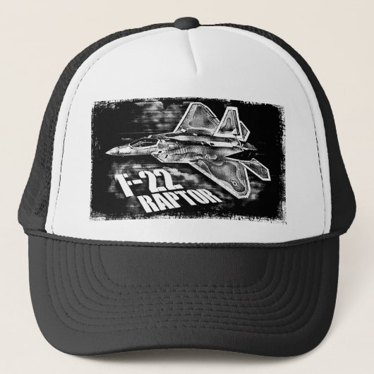 F-22 RAPTOR NULL TRUCKER PET (Voorkant)