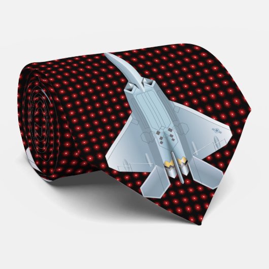 F-22 RAPTOR-Stropdas Stropdas (Opgerold)