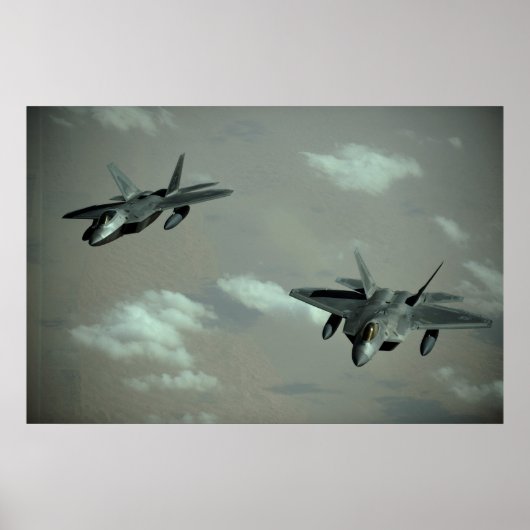 F-22 Raptoren Poster (Voorkant)