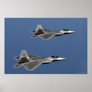 F-22 Raptorvlucht Poster