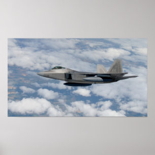 F-22 Vliegtuig Raptor Poster