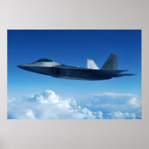 F-22 Vliegtuig Raptor Poster