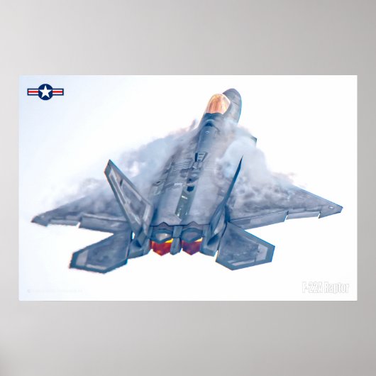 F-22A RAPTOR POSTER (Voorkant)