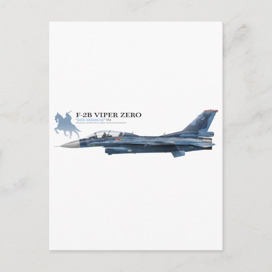 F-2B VIPER ZERO BRIEFKAART (Voorkant)
