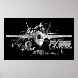 F-35 bliksem II afdrukken Poster
