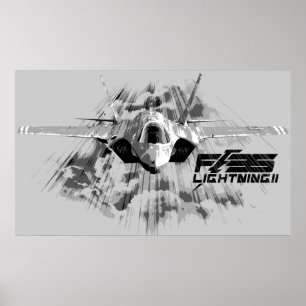 F-35 bliksem II afdrukken Poster