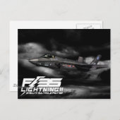 F-35 bliksem II Briefkaart (Voorkant / Achterkant)
