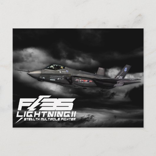 F-35 bliksem II Briefkaart (Voorkant)