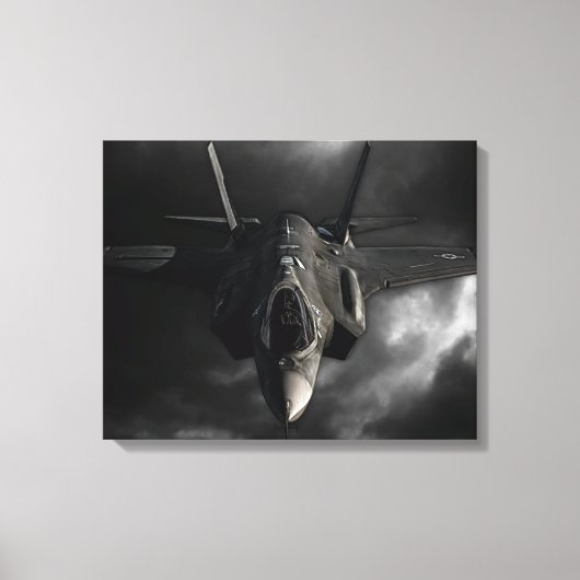 F-35 bliksem II Canvas Afdruk (Voorkant)