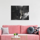 F-35 bliksem II Canvas Afdruk (Insitu (Woonkamer))