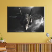 F-35 bliksem II Canvas Afdruk (Insitu (Woonkamer))