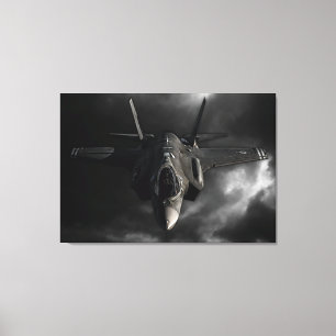 F-35 bliksem II Canvas Afdruk