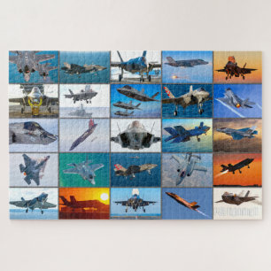F-35 BLIKSEM II "MONTAGE" LEGPUZZEL