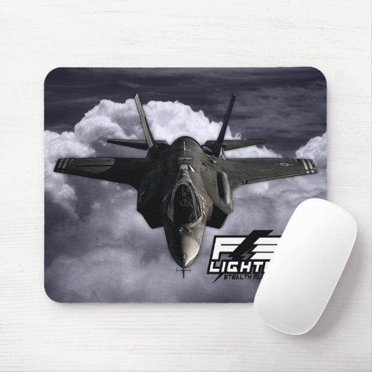 F-35 bliksem II Muismat (Met muis)