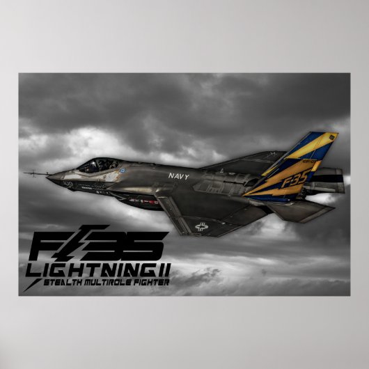 F-35 bliksem II Poster (Voorkant)