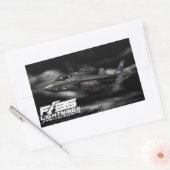 F-35 bliksem II Rechthoekige Sticker (Envelop)